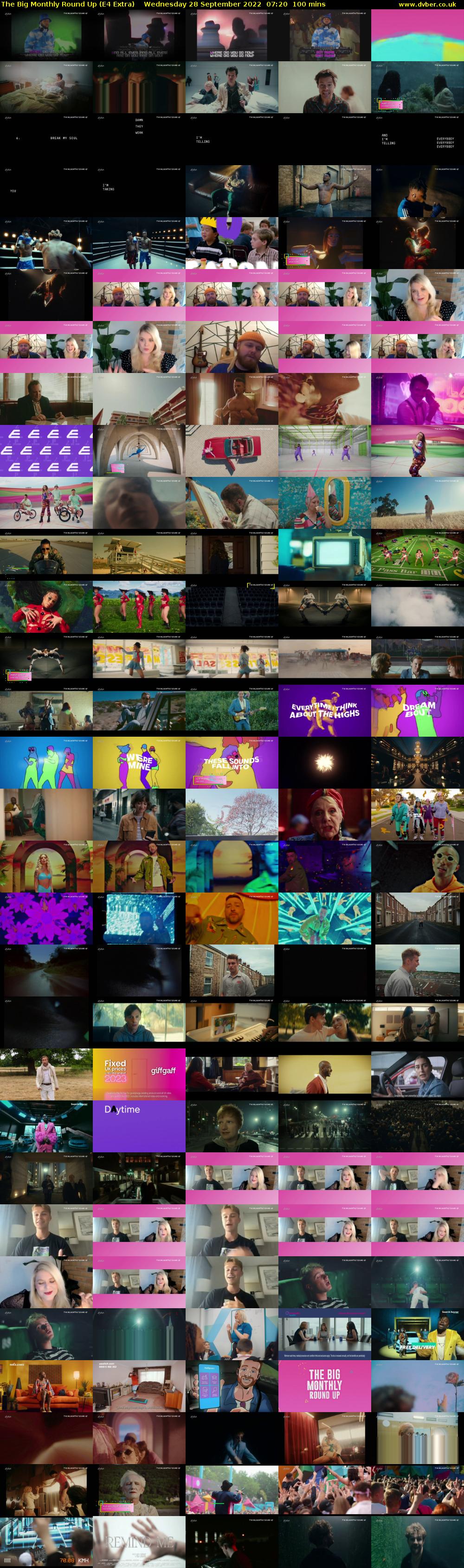 The Big Monthly Round Up (E4 Extra) Wednesday 28 September 2022 07:20 - 09:00