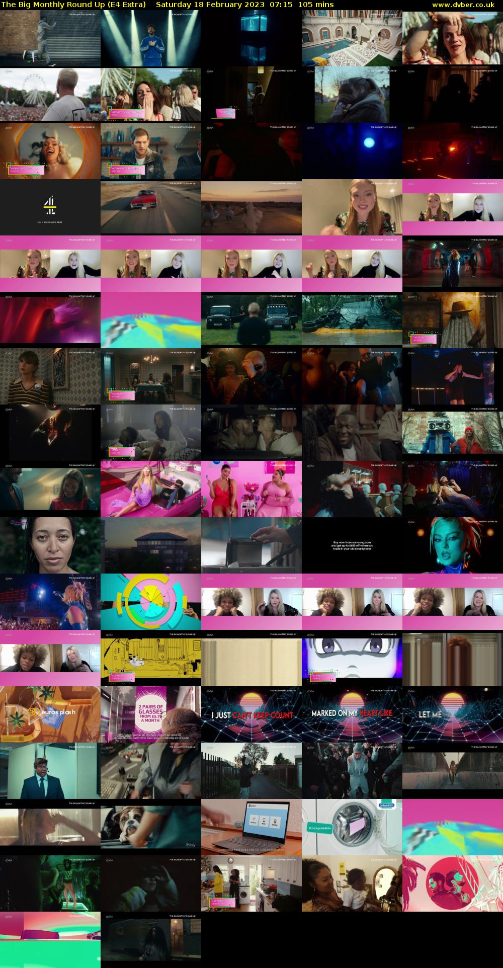 The Big Monthly Round Up (E4 Extra) Saturday 18 February 2023 07:15 - 09:00