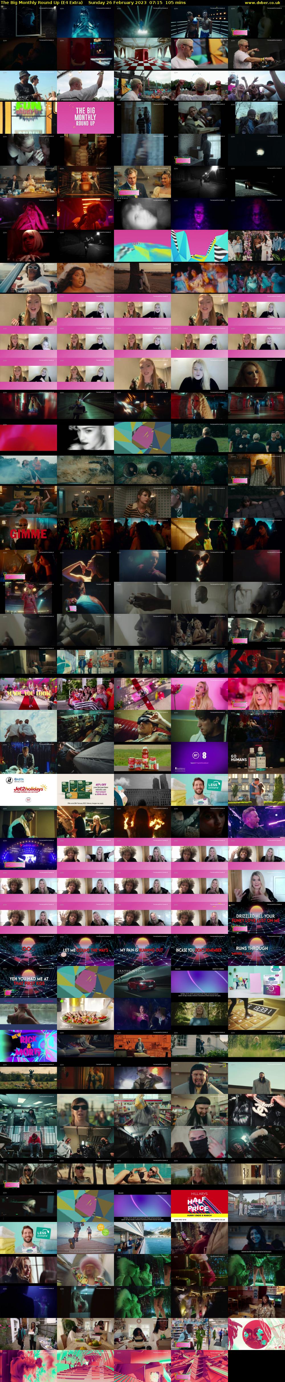 The Big Monthly Round Up (E4 Extra) Sunday 26 February 2023 07:15 - 09:00