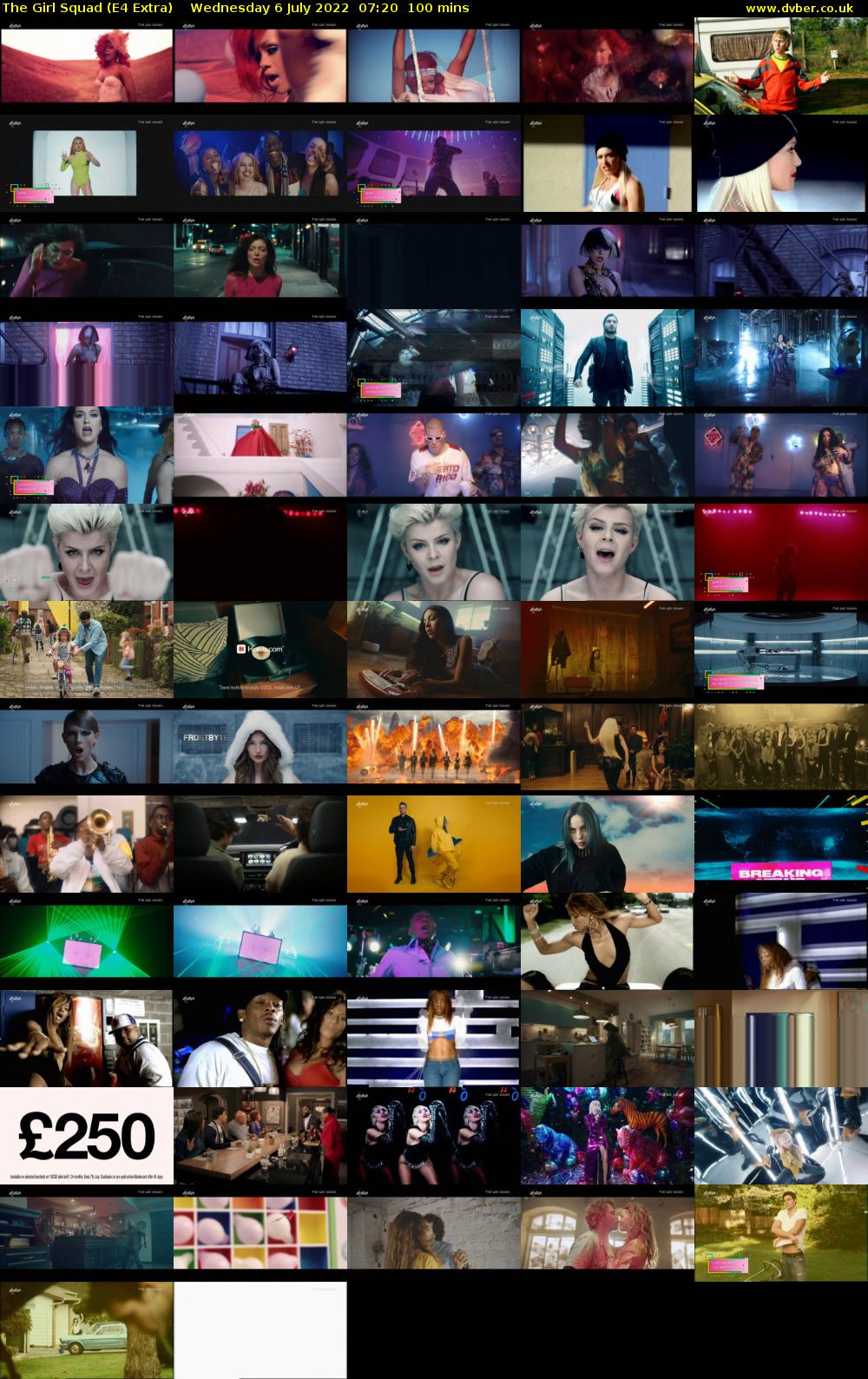 The Girl Squad (E4 Extra) Wednesday 6 July 2022 07:20 - 09:00