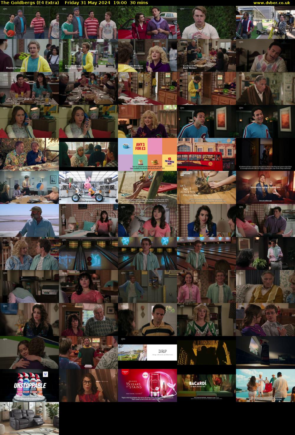 The Goldbergs (E4 Extra) Friday 31 May 2024 19:00 - 19:30