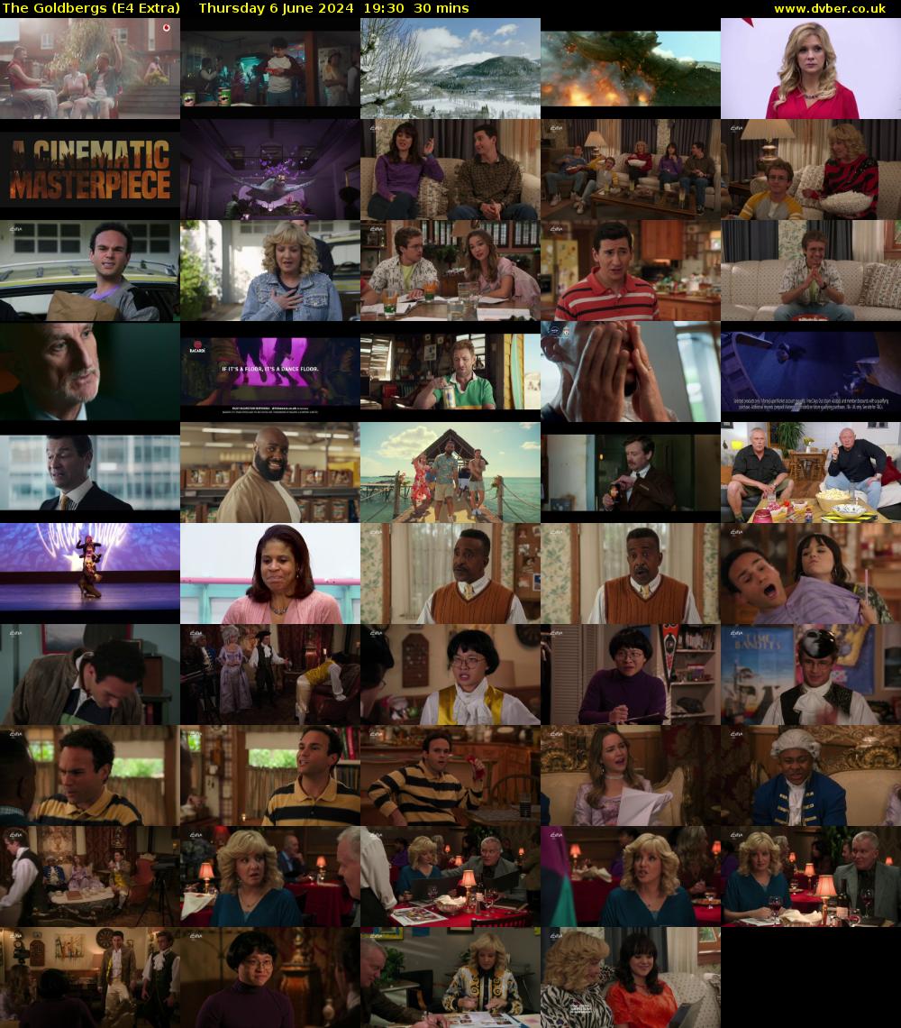 The Goldbergs (E4 Extra) Thursday 6 June 2024 19:30 - 20:00