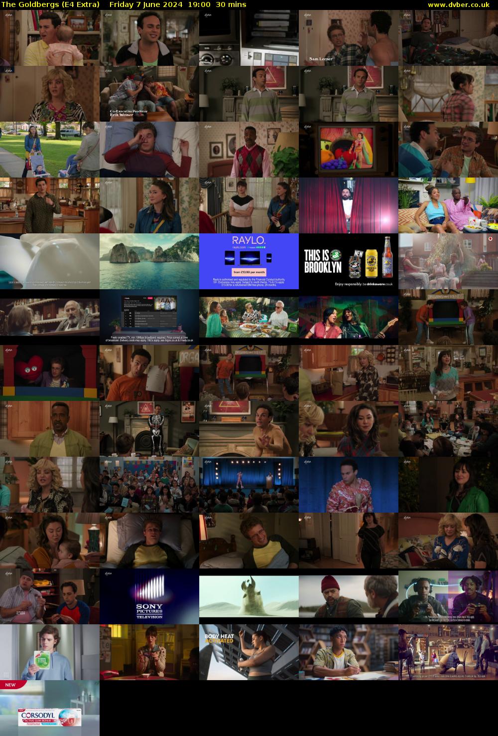 The Goldbergs (E4 Extra) Friday 7 June 2024 19:00 - 19:30