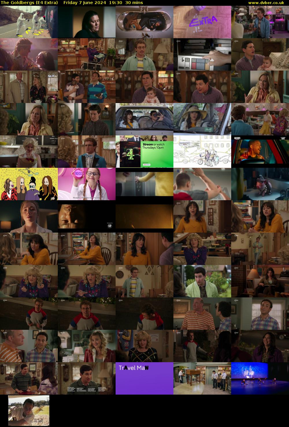 The Goldbergs (E4 Extra) Friday 7 June 2024 19:30 - 20:00