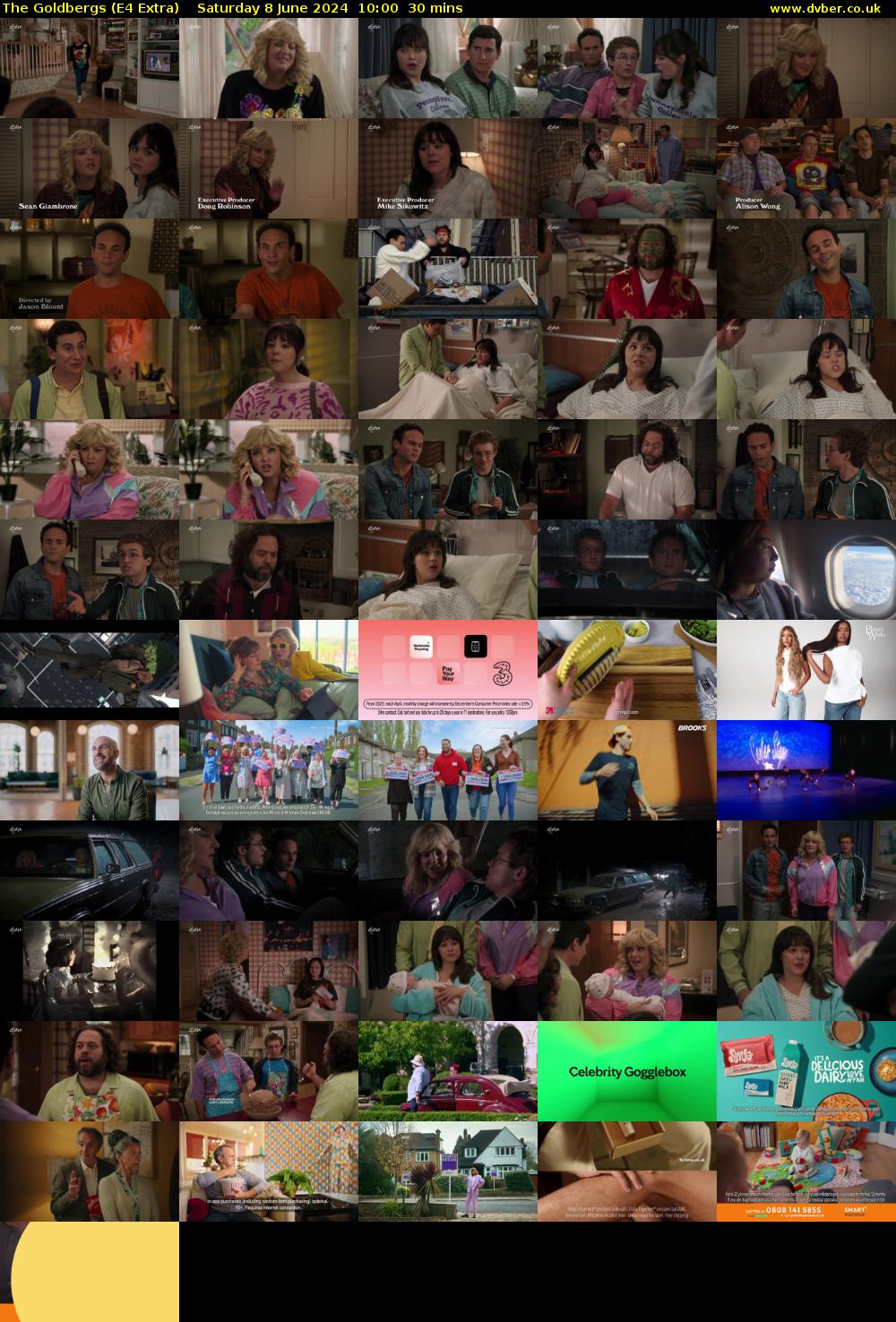The Goldbergs (E4 Extra) Saturday 8 June 2024 10:00 - 10:30