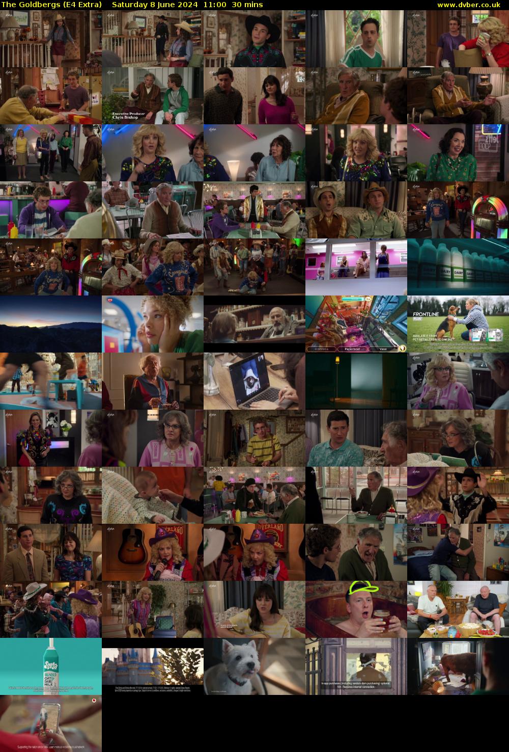 The Goldbergs (E4 Extra) Saturday 8 June 2024 11:00 - 11:30
