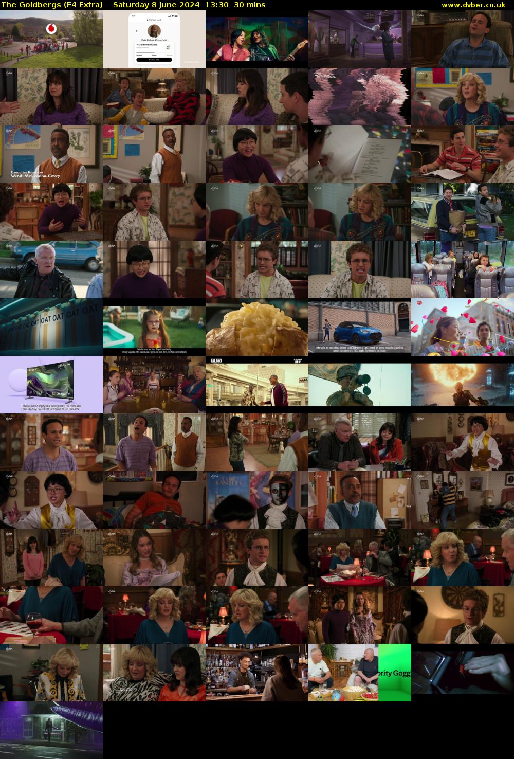 The Goldbergs (E4 Extra) Saturday 8 June 2024 13:30 - 14:00