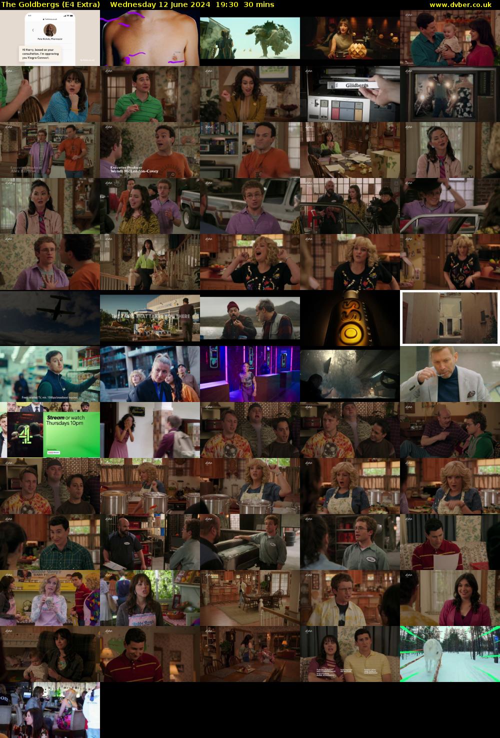 The Goldbergs (E4 Extra) Wednesday 12 June 2024 19:30 - 20:00