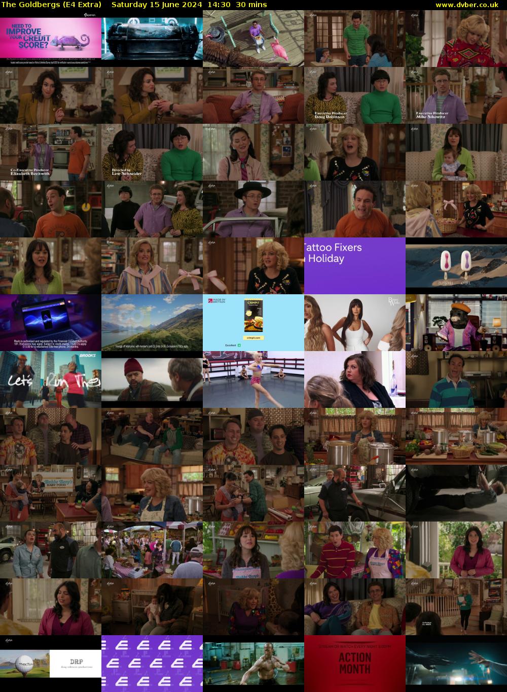 The Goldbergs (E4 Extra) Saturday 15 June 2024 14:30 - 15:00