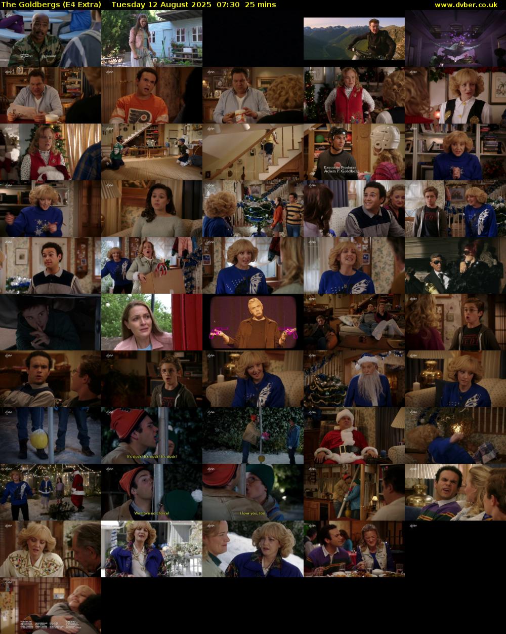 The Goldbergs (E4 Extra) Tuesday 12 August 2025 07:30 - 07:55