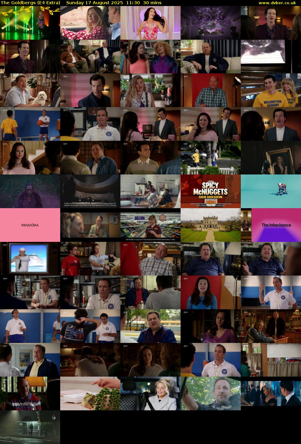 The Goldbergs (E4 Extra) Sunday 17 August 2025 11:30 - 12:00