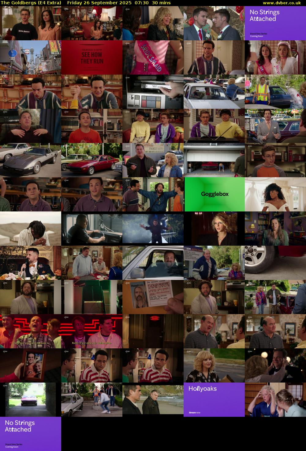 The Goldbergs (E4 Extra) Friday 26 September 2025 07:30 - 08:00