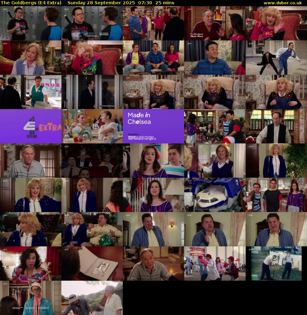 The Goldbergs (E4 Extra) Sunday 28 September 2025 07:30 - 07:55