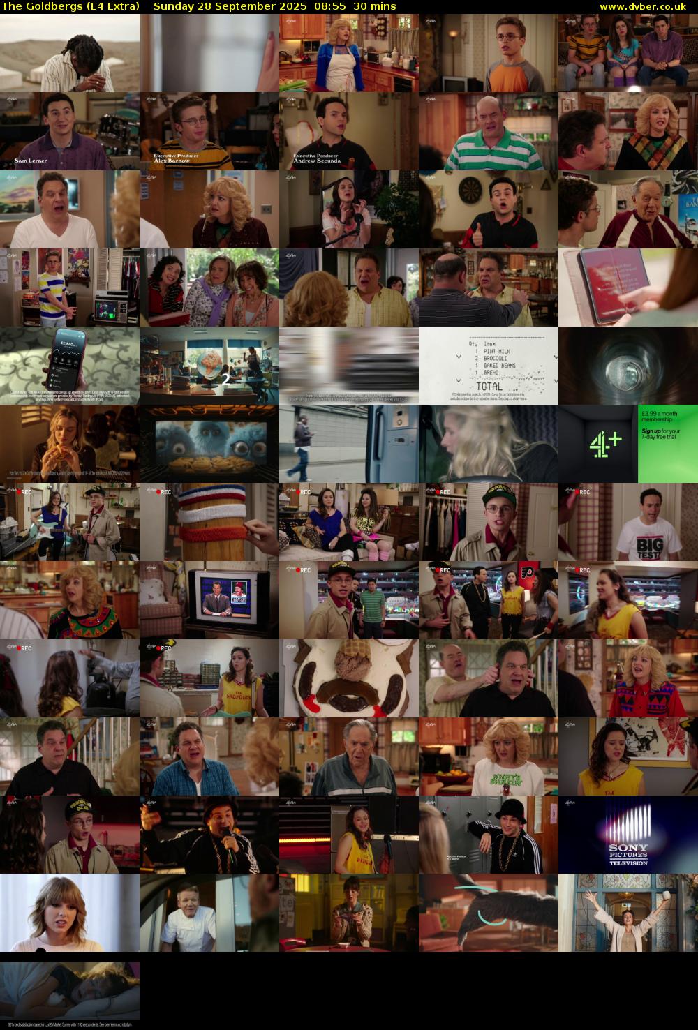 The Goldbergs (E4 Extra) Sunday 28 September 2025 08:55 - 09:25