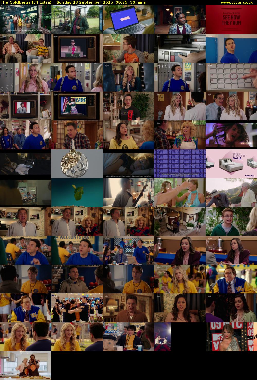 The Goldbergs (E4 Extra) Sunday 28 September 2025 09:25 - 09:55
