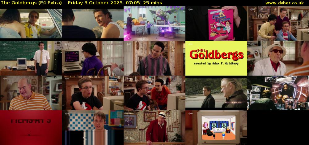 The Goldbergs (E4 Extra) Friday 3 October 2025 07:05 - 07:30