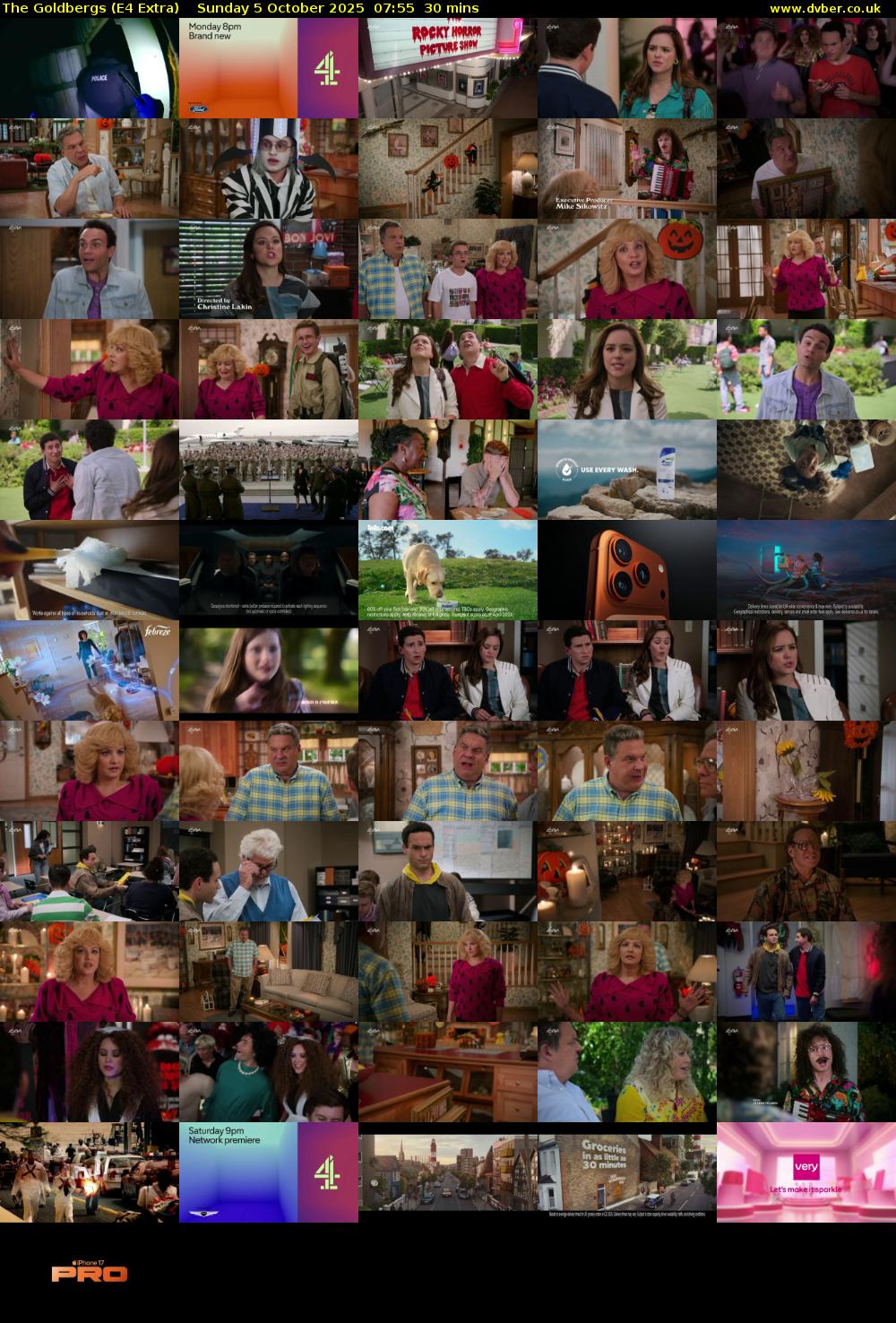 The Goldbergs (E4 Extra) Sunday 5 October 2025 07:55 - 08:25