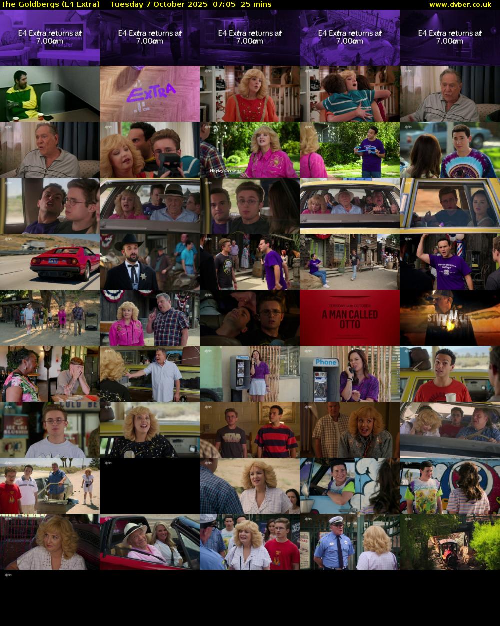 The Goldbergs (E4 Extra) Tuesday 7 October 2025 07:05 - 07:30