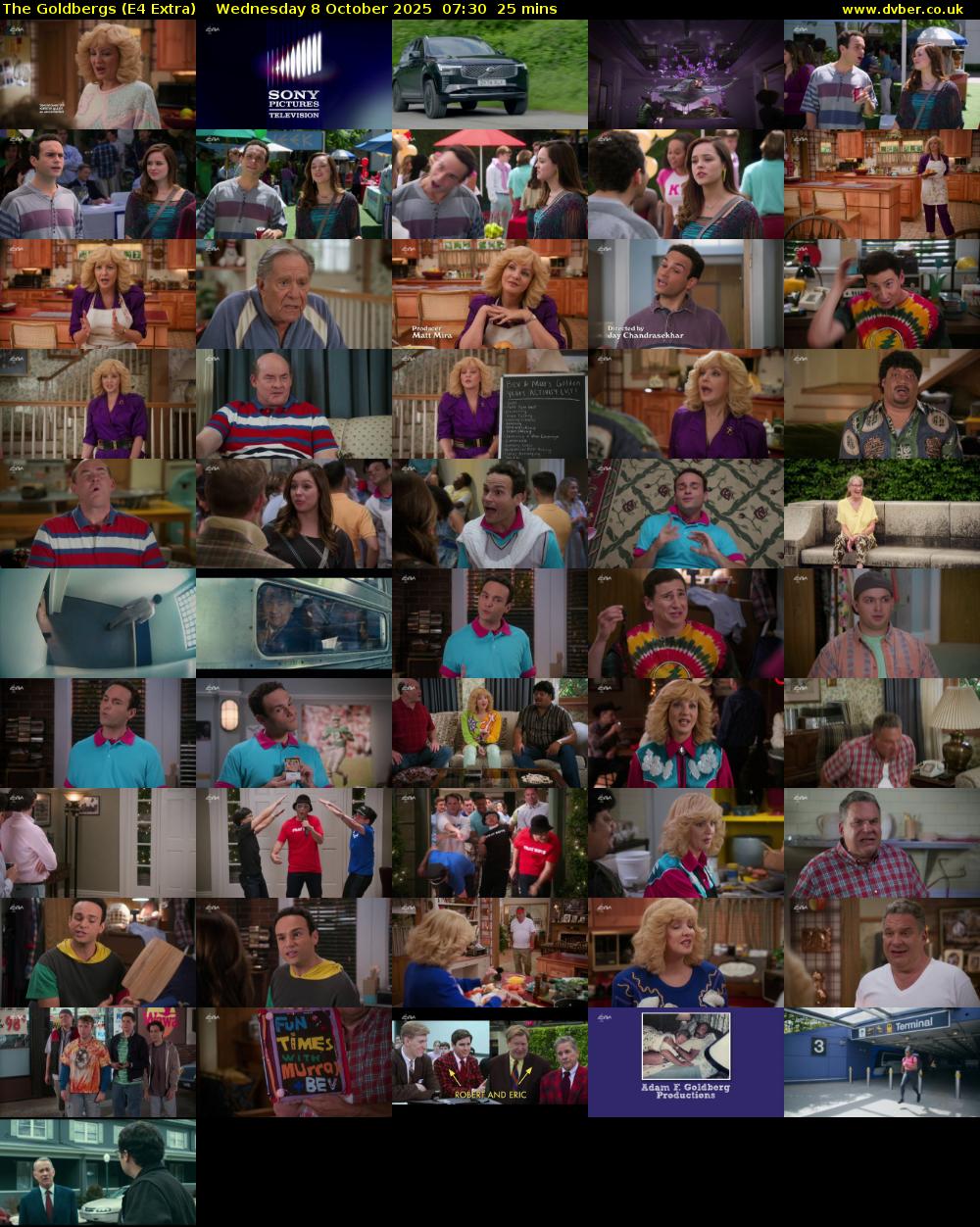 The Goldbergs (E4 Extra) Wednesday 8 October 2025 07:30 - 07:55