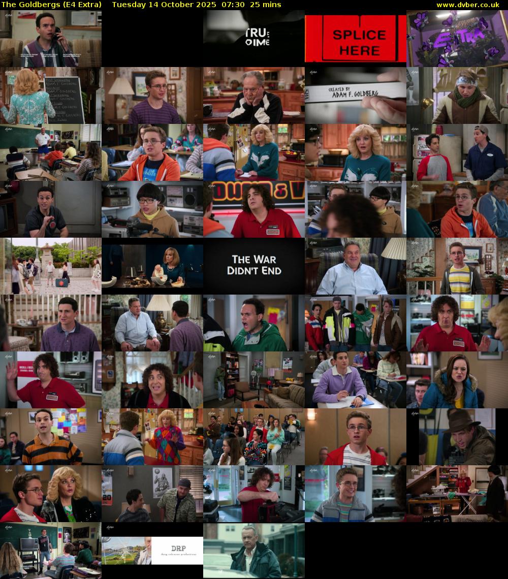 The Goldbergs (E4 Extra) Tuesday 14 October 2025 07:30 - 07:55