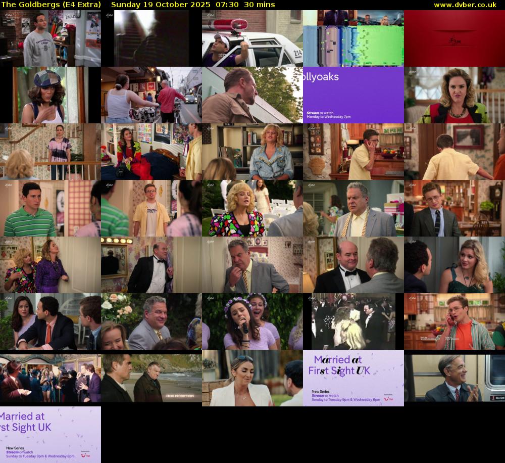 The Goldbergs (E4 Extra) Sunday 19 October 2025 07:30 - 08:00