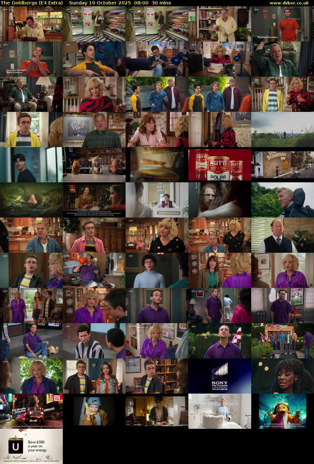 The Goldbergs (E4 Extra) Sunday 19 October 2025 08:00 - 08:30