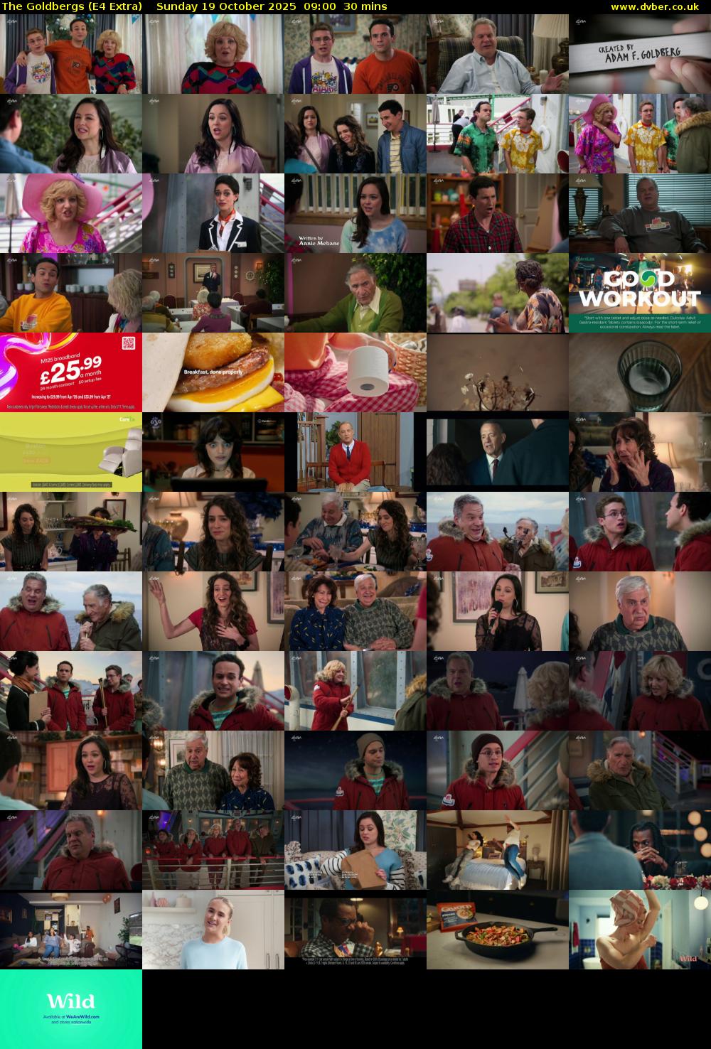 The Goldbergs (E4 Extra) Sunday 19 October 2025 09:00 - 09:30