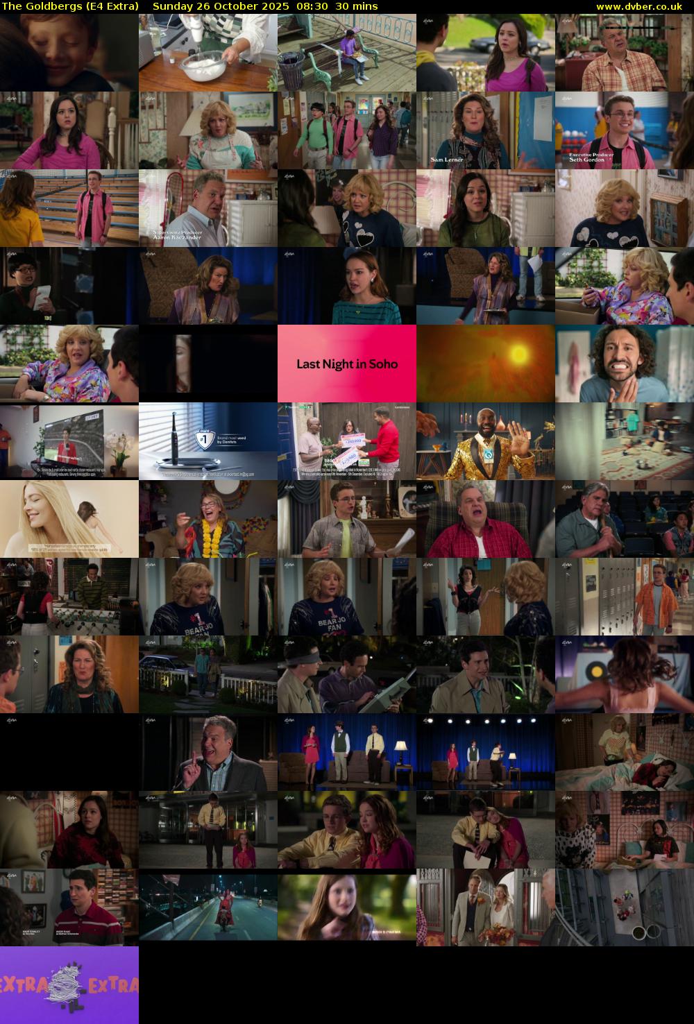 The Goldbergs (E4 Extra) Sunday 26 October 2025 08:30 - 09:00