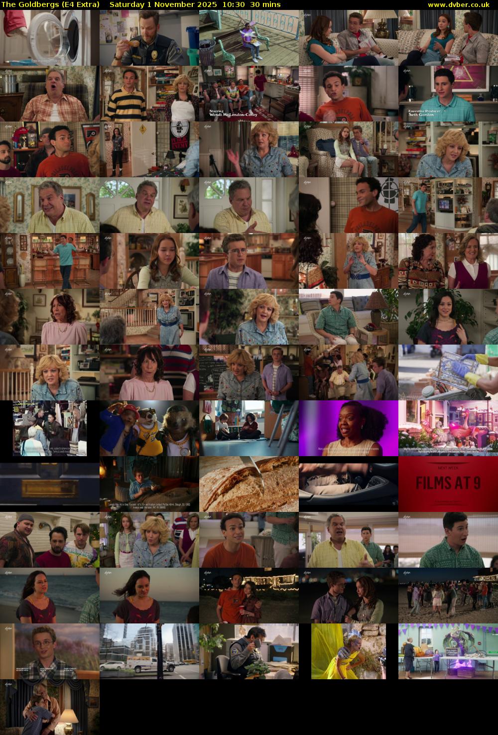 The Goldbergs (E4 Extra) Saturday 1 November 2025 10:30 - 11:00