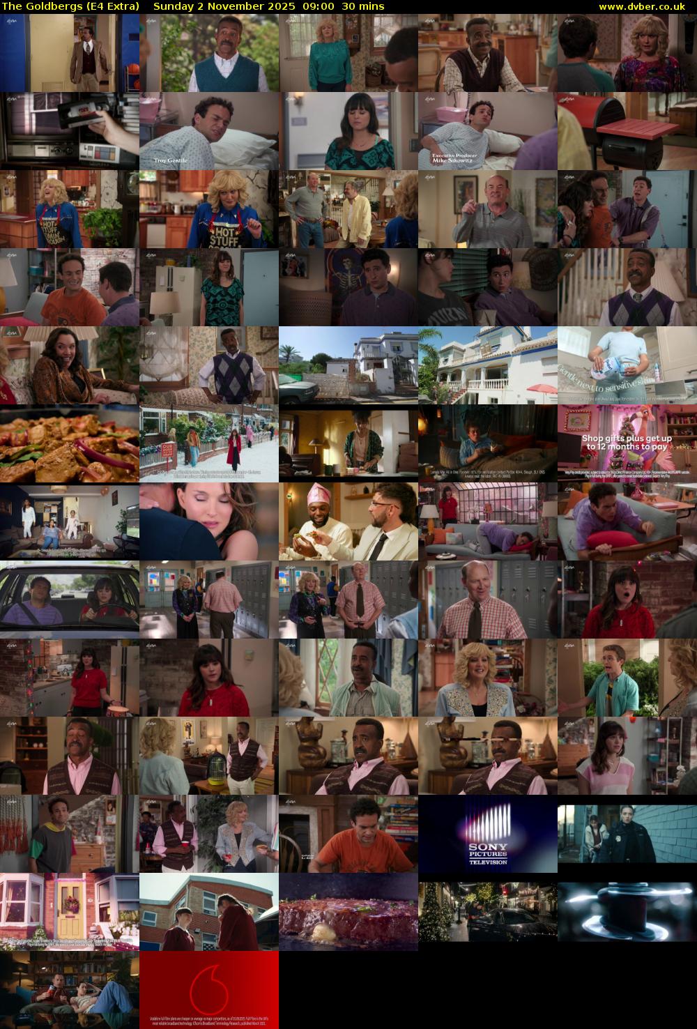 The Goldbergs (E4 Extra) Sunday 2 November 2025 09:00 - 09:30