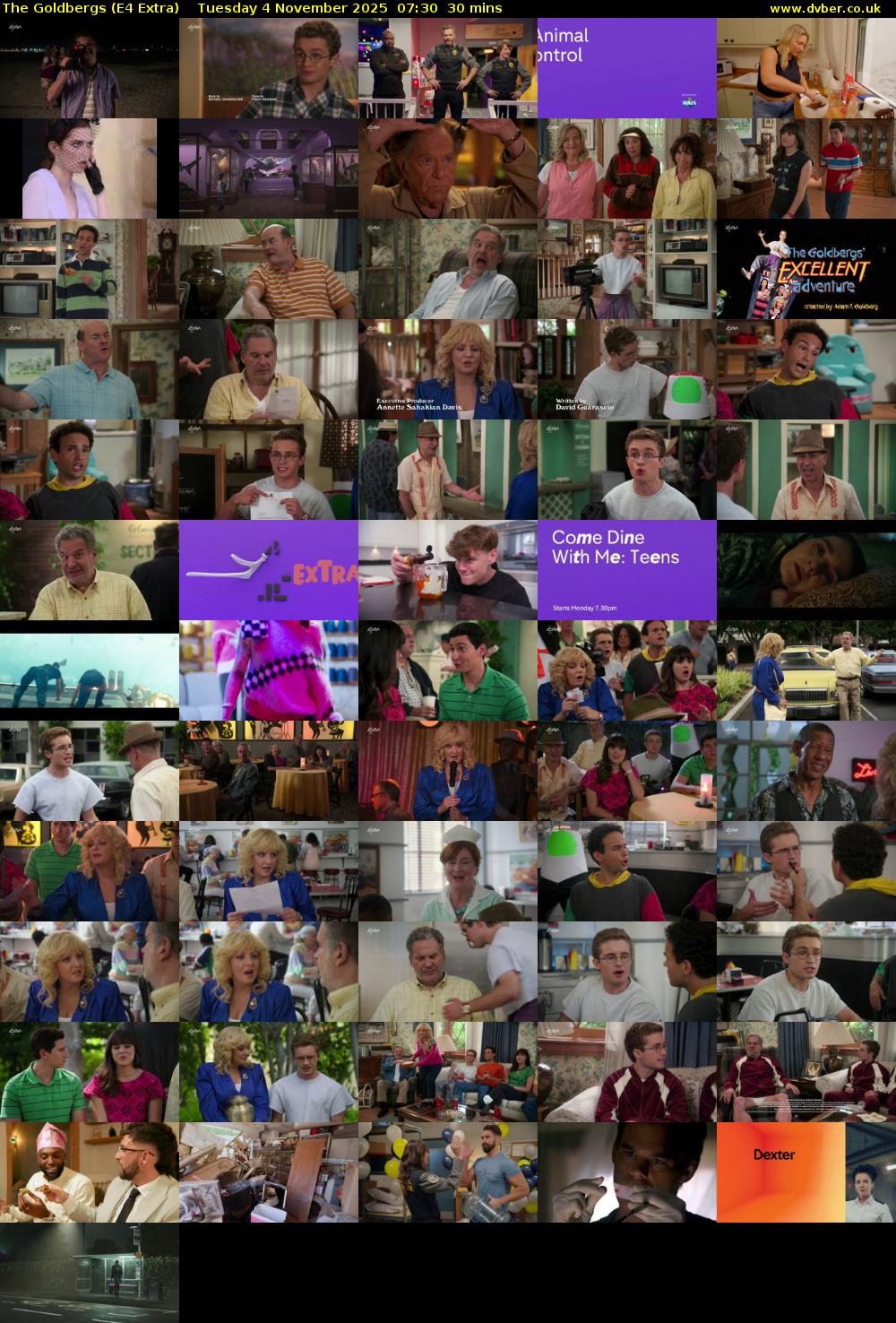 The Goldbergs (E4 Extra) Tuesday 4 November 2025 07:30 - 08:00