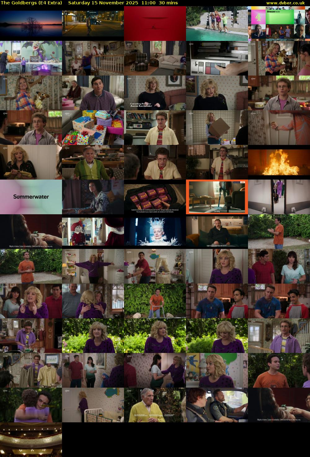 The Goldbergs (E4 Extra) Saturday 15 November 2025 11:00 - 11:30