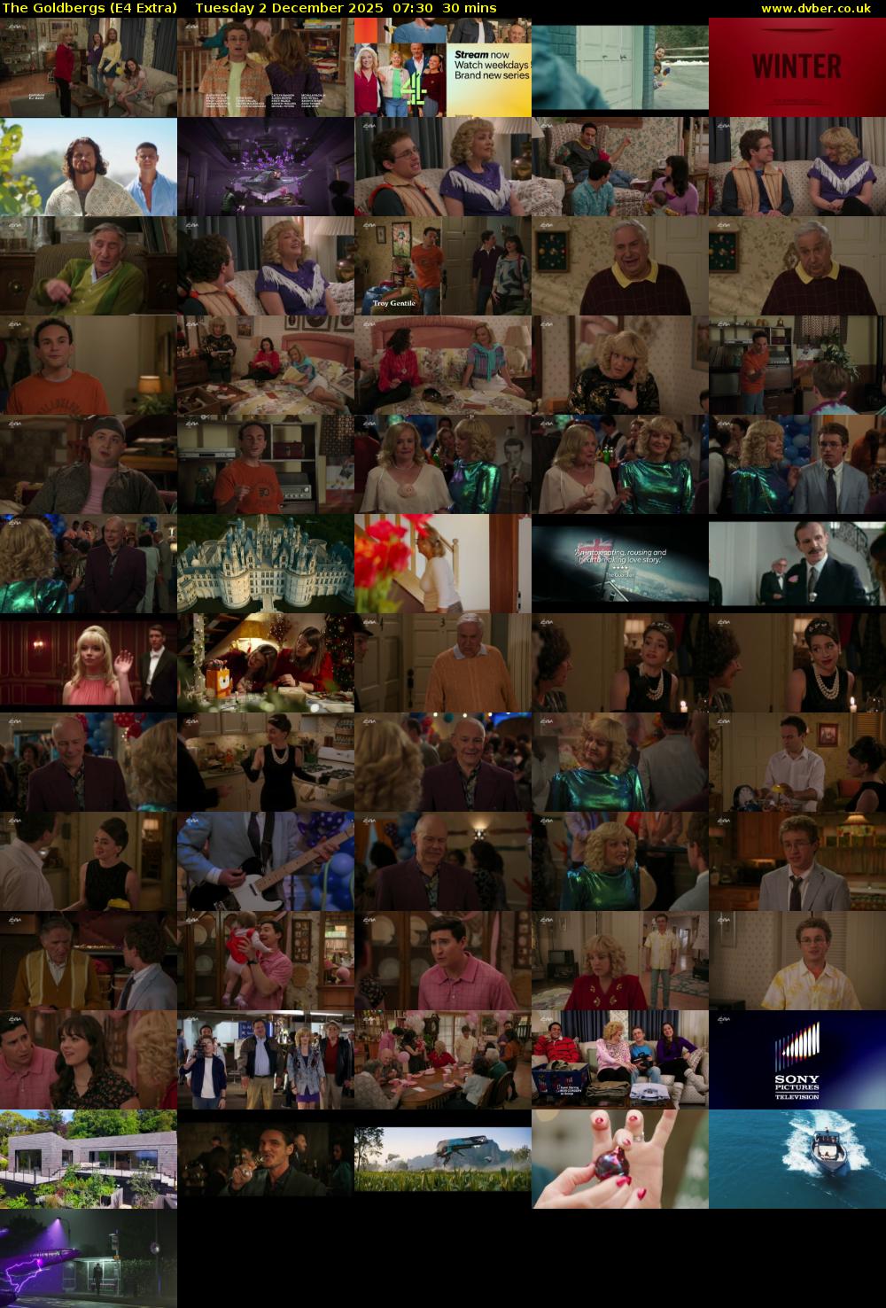 The Goldbergs (E4 Extra) Tuesday 2 December 2025 07:30 - 08:00