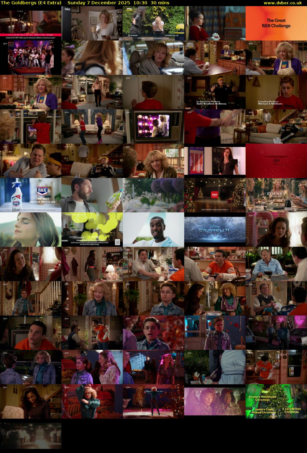 The Goldbergs (E4 Extra) Sunday 7 December 2025 10:30 - 11:00