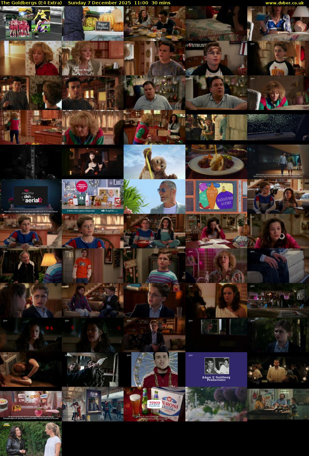 The Goldbergs (E4 Extra) Sunday 7 December 2025 11:00 - 11:30