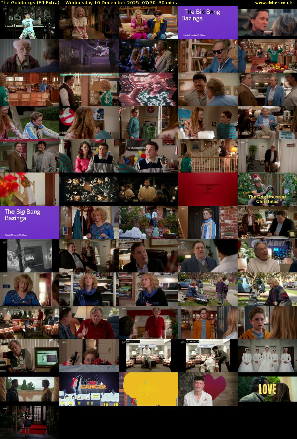 The Goldbergs (E4 Extra) Wednesday 10 December 2025 07:30 - 08:00