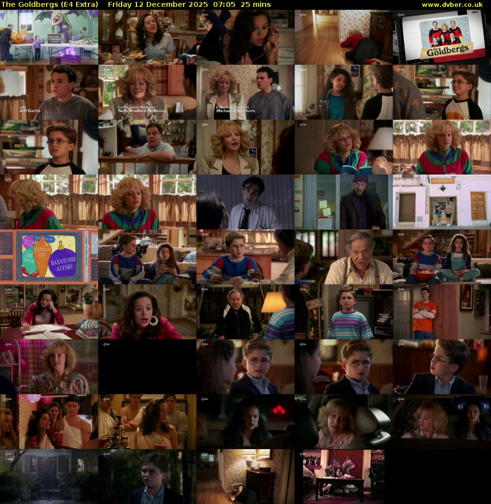 The Goldbergs (E4 Extra) Friday 12 December 2025 07:05 - 07:30