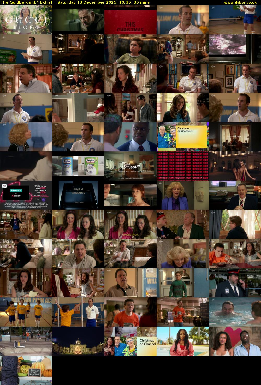 The Goldbergs (E4 Extra) Saturday 13 December 2025 10:30 - 11:00