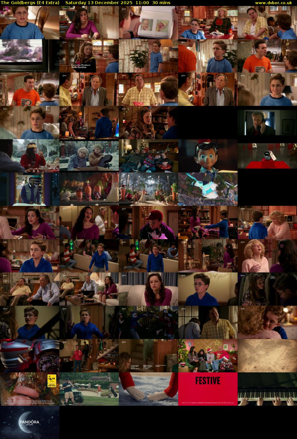 The Goldbergs (E4 Extra) Saturday 13 December 2025 11:00 - 11:30
