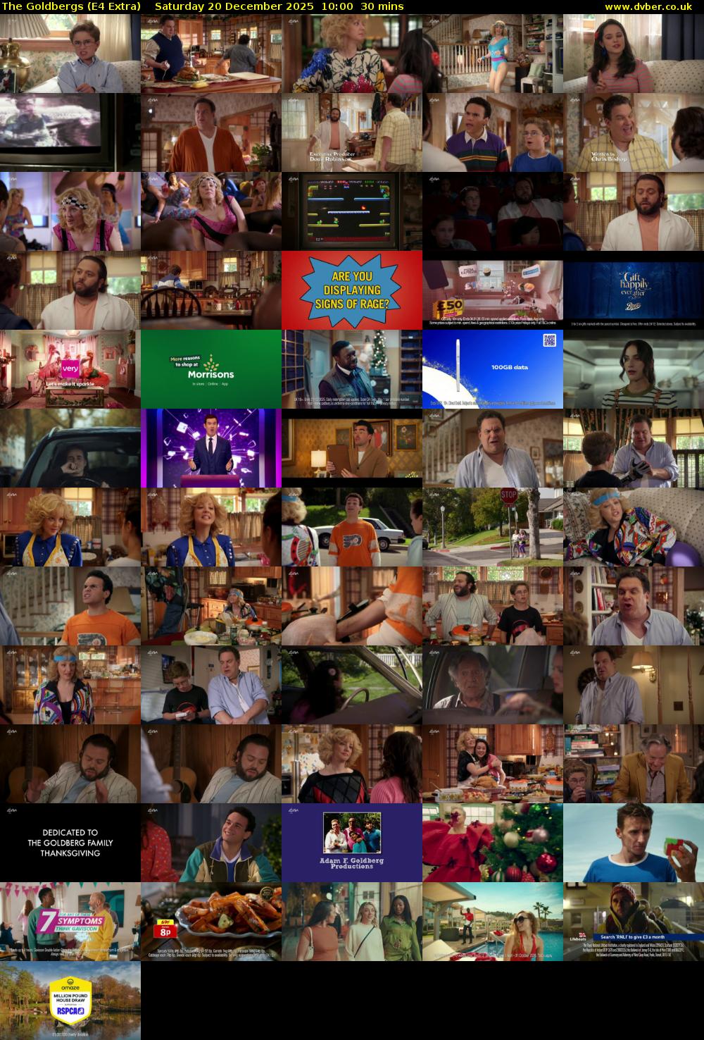 The Goldbergs (E4 Extra) Saturday 20 December 2025 10:00 - 10:30