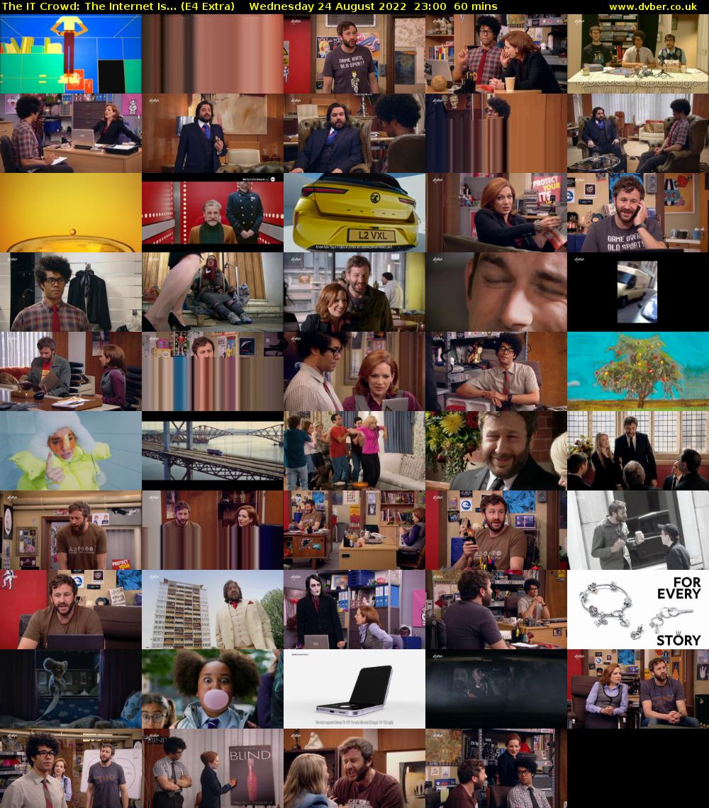 The IT Crowd: The Internet Is... (E4 Extra) Wednesday 24 August 2022 23:00 - 00:00