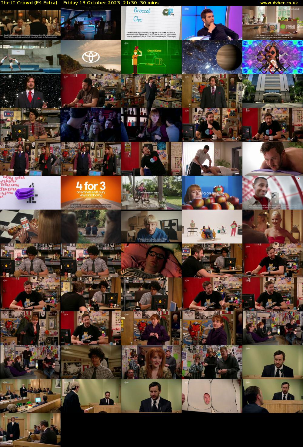 The IT Crowd (E4 Extra) Friday 13 October 2023 21:30 - 22:00