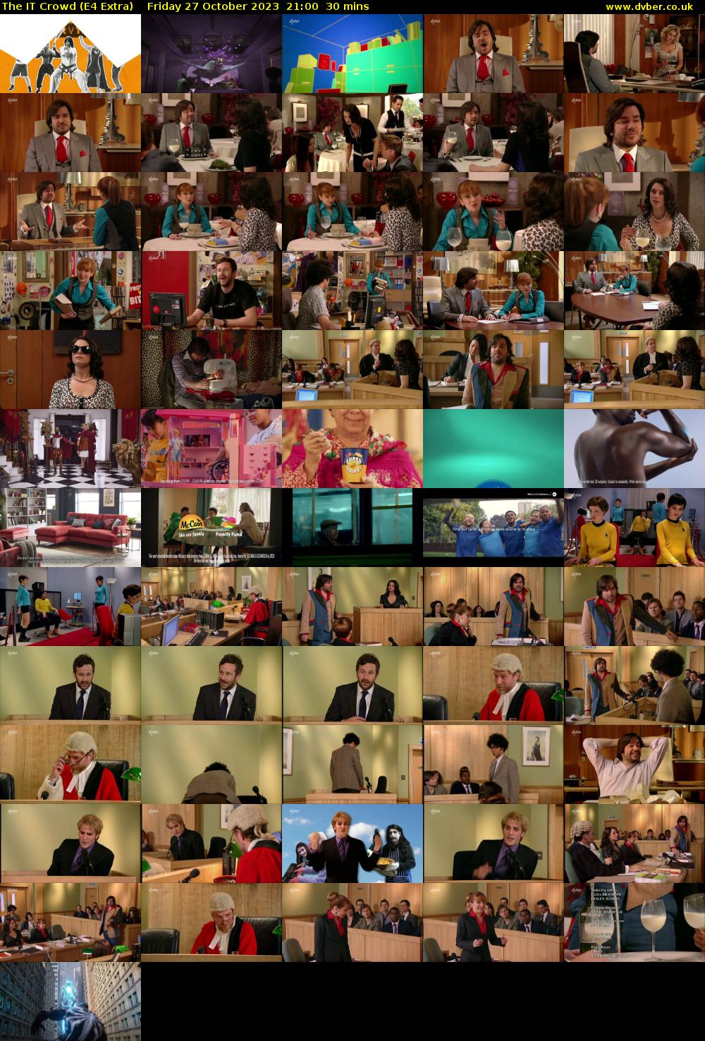 The IT Crowd (E4 Extra) Friday 27 October 2023 21:00 - 21:30