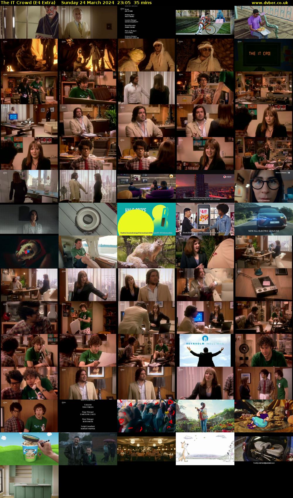 The IT Crowd (E4 Extra) Sunday 24 March 2024 23:05 - 23:40