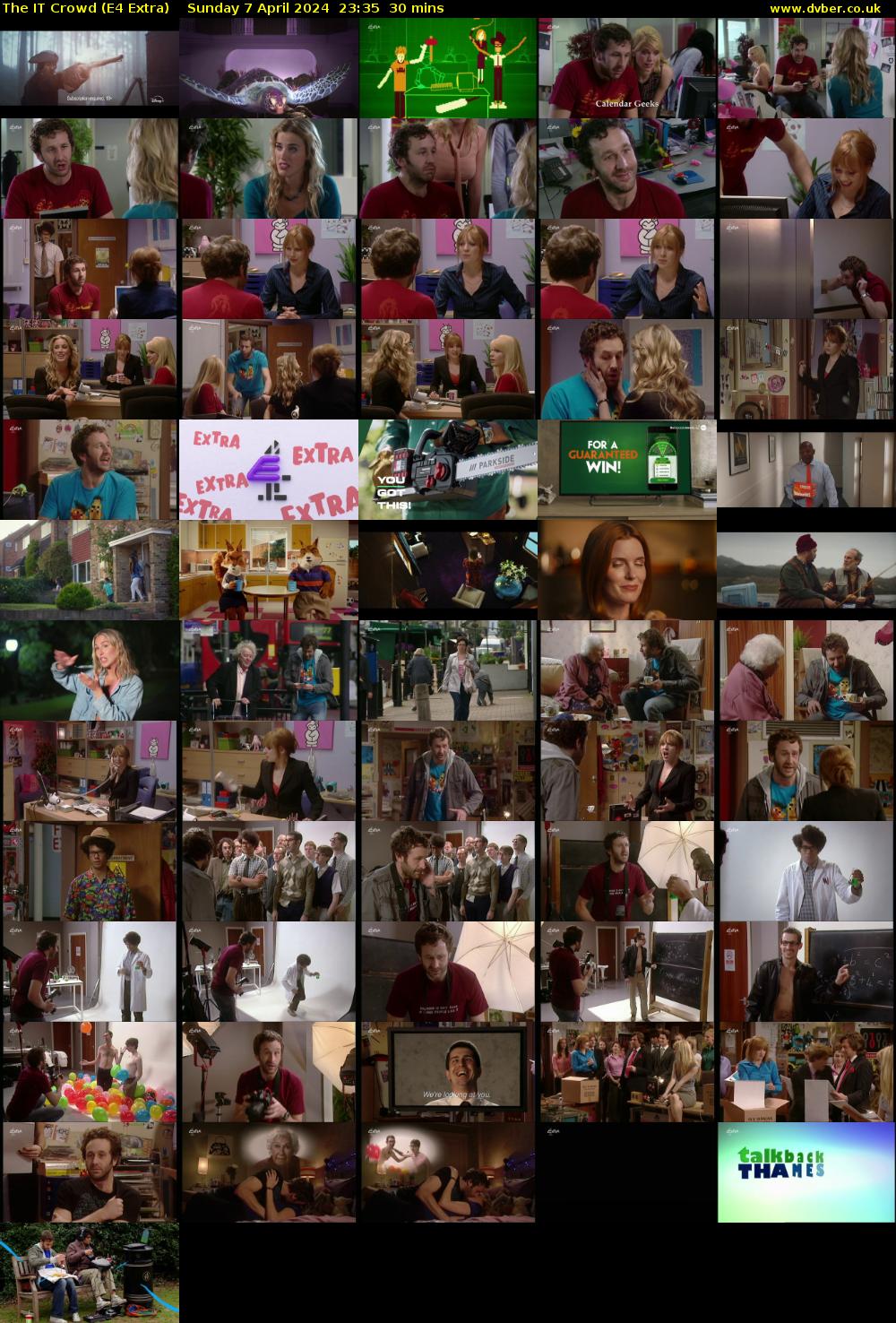 The IT Crowd (E4 Extra) Sunday 7 April 2024 23:35 - 00:05