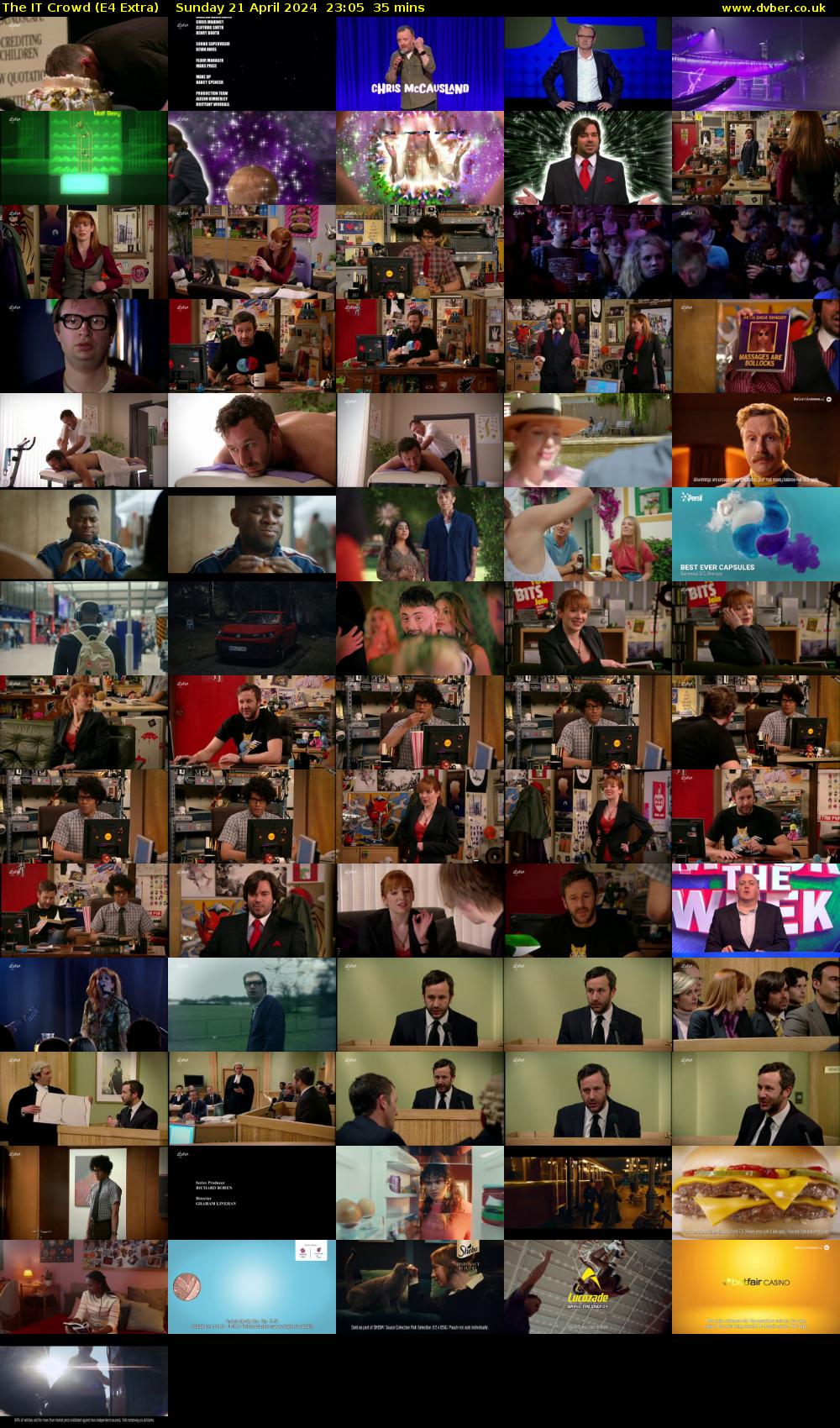 The IT Crowd (E4 Extra) Sunday 21 April 2024 23:05 - 23:40