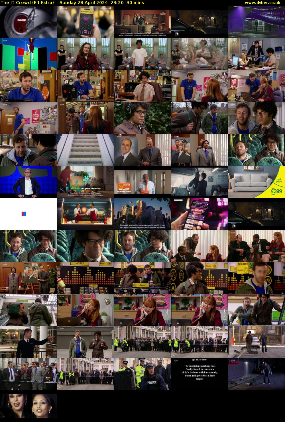 The IT Crowd (E4 Extra) Sunday 28 April 2024 23:20 - 23:50