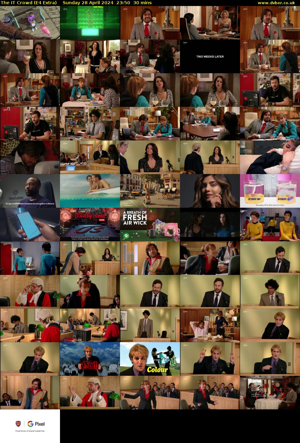 The IT Crowd (E4 Extra) Sunday 28 April 2024 23:50 - 00:20