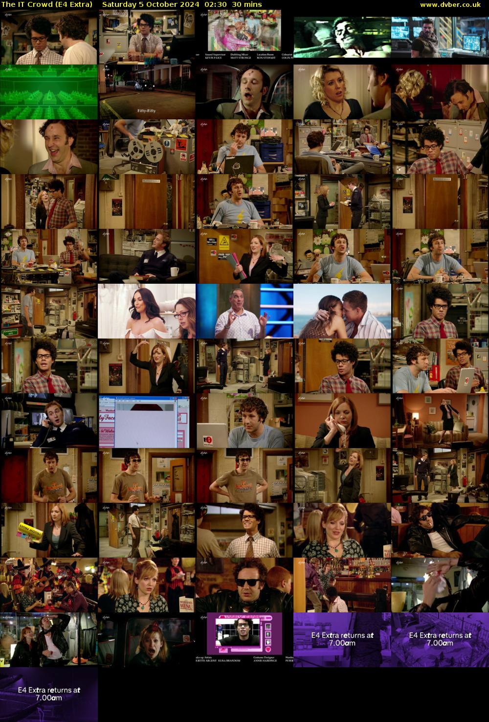 The IT Crowd (E4 Extra) Saturday 5 October 2024 02:30 - 03:00