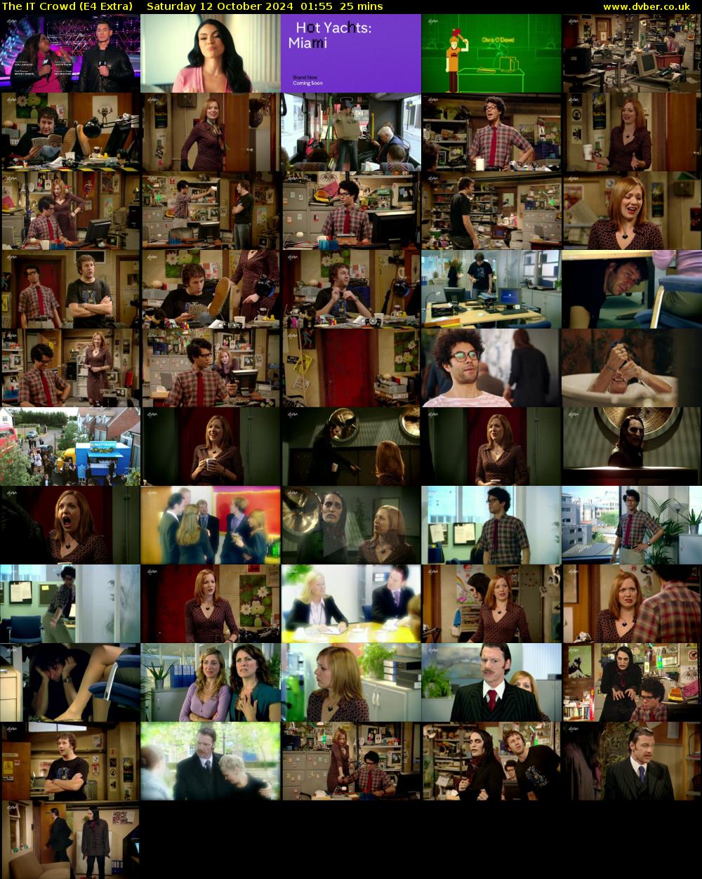 The IT Crowd (E4 Extra) Saturday 12 October 2024 01:55 - 02:20